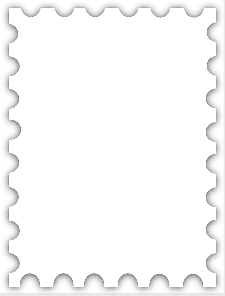 border design, white postage frame, monochrome stamp border, rectangle frame design, clean graphic border, minimalist stamp frame, postage stamp layout