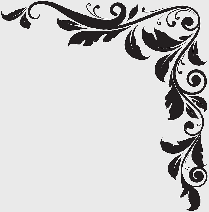 black and white decorative pattern, CA monogram silhouette, digital stencil art, ornamental branch design, floral frame illustration, vintage calligraphy element, elegant corner embellishment black and white decorative pattern, CA monogram silhouette, digital stencil art, ornamental branch design, floral frame illustration, vintage calligraphy element, elegant corner embellishment