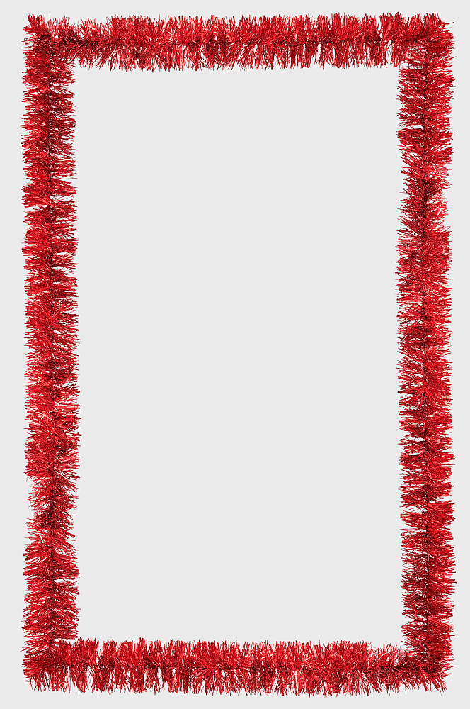 Christmas tinsel frame, red Christmas border, vintage Christmas decoration, Christmas garland frame, festive holiday border, seasonal frame design, winter holiday ornament Christmas tinsel frame, red Christmas border, vintage Christmas decoration, Christmas garland frame, festive holiday border, seasonal frame design, winter holiday ornament