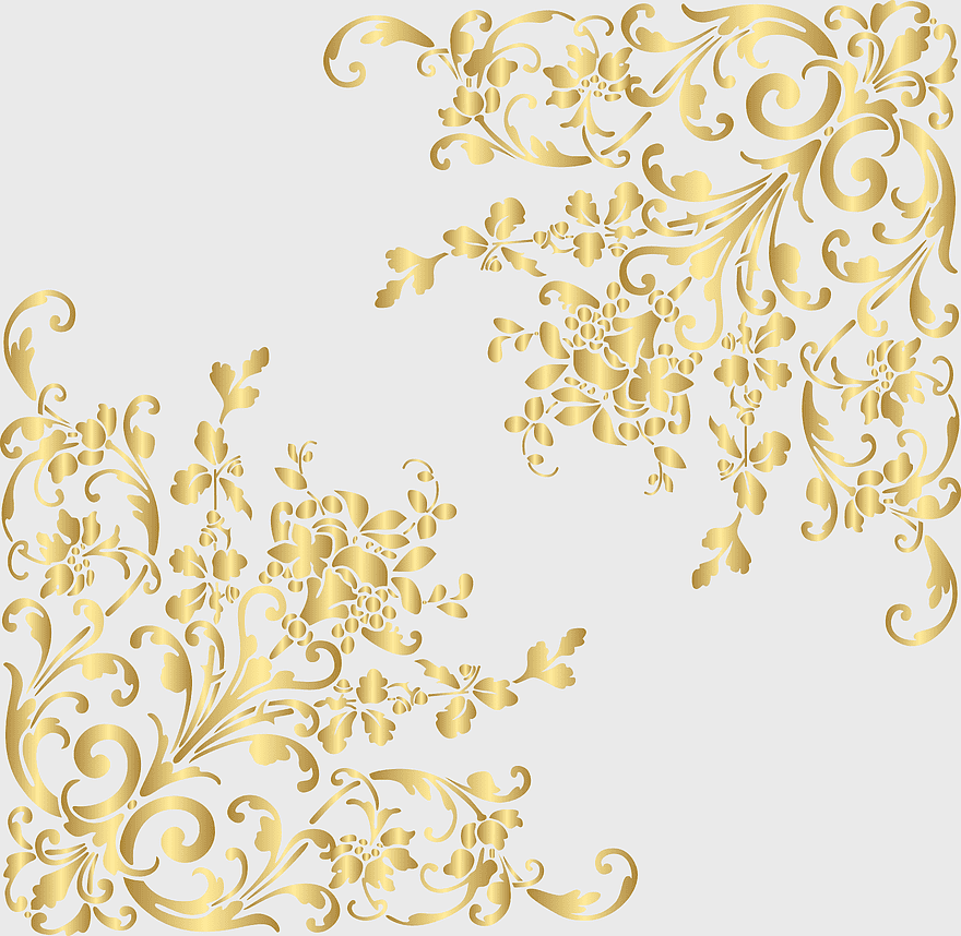 gold floral border, decorative gold corners, yellow flower frame, ornamental gold elements, vintage floral design, elegant corner embellishments, intricate gold patterns gold floral border, decorative gold corners, yellow flower frame, ornamental gold elements, vintage floral design, elegant corner embellishments, intricate gold patterns