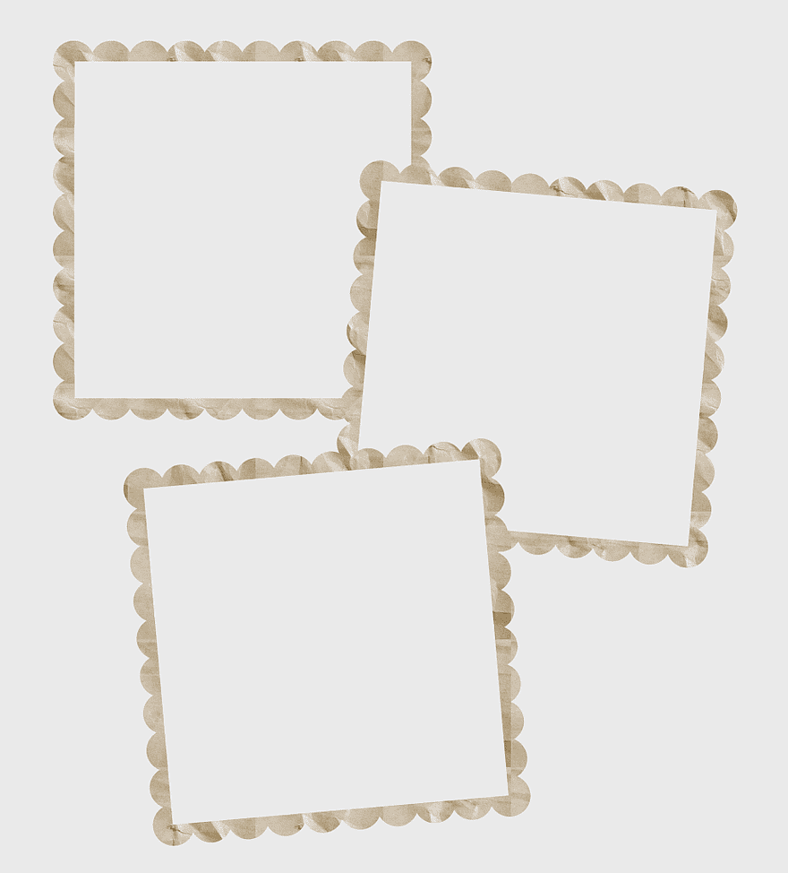 brown border frames, rectangle collage art, cartoon frame design, paper frames drawing, decorative borders, scalloped edges, vintage frame collage