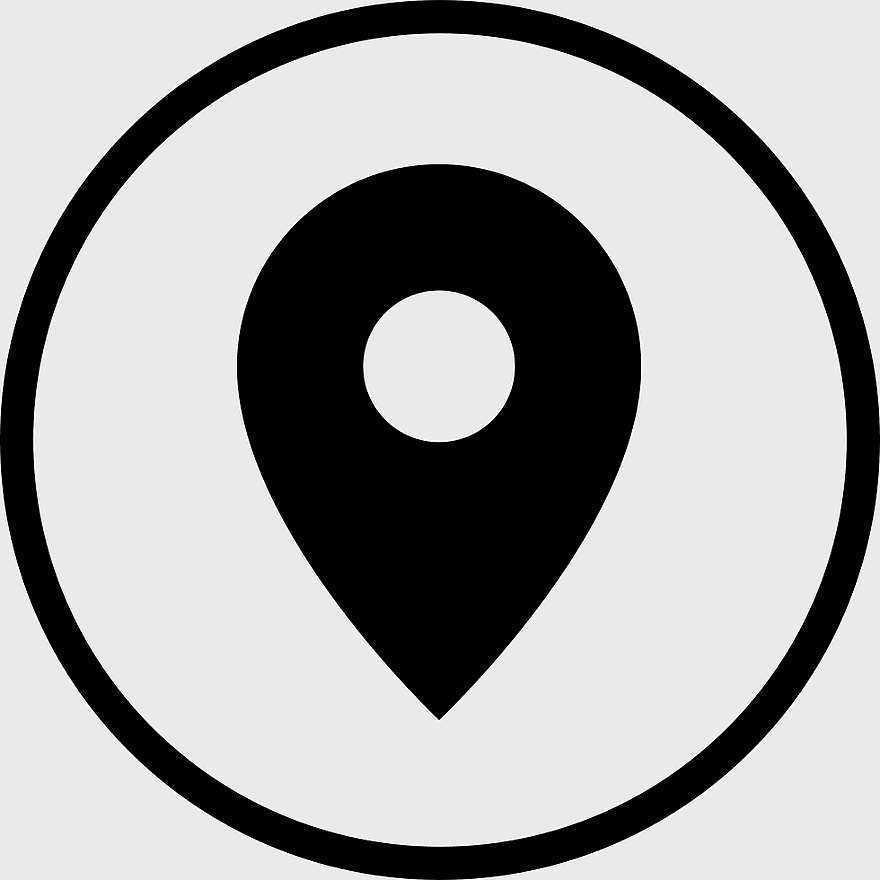black circle icon, location marker symbol, computer software interface, information point graphic, digital navigation element, minimalist design icon, location tag black circle icon, location marker symbol, computer software interface, information point graphic, digital navigation element, minimalist design icon, location tag
