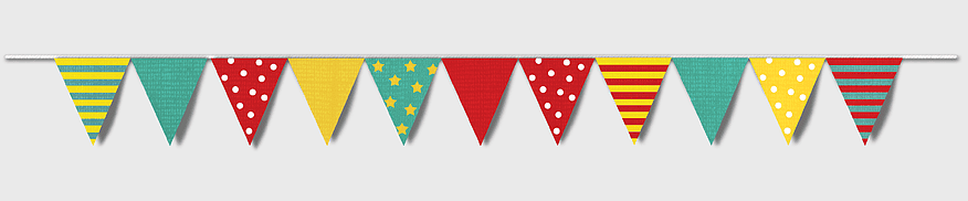 Garland checkbox holiday decoration, holiday bunting patterns, festive triangle flags, celebration diary tags, visual party banner, event garland accents, colorful nature symbols