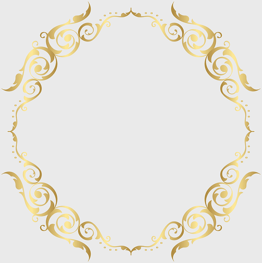 Gold Border Frame, Golden Decorative Elements, Yellow Circle Frame, Ornate Design, Elegant Swirls, Vintage Frame Art, Royal Pattern Gold Border Frame, Golden Decorative Elements, Yellow Circle Frame, Ornate Design, Elegant Swirls, Vintage Frame Art, Royal Pattern