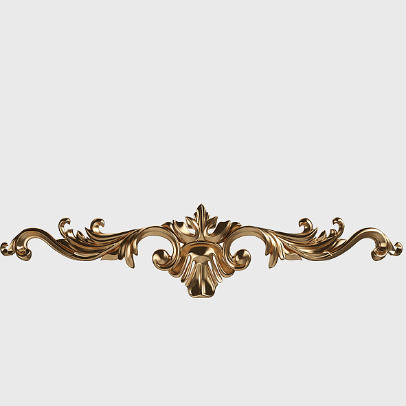 gold-colored ornamental border, golden floral design, three-dimensional gold pattern, gold jewelry embellishment, decorative metalwork, luxury design elements, elegant gold accents