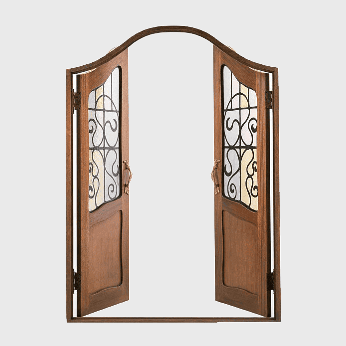 Brown carved arch door, open wooden doors, stained glass window, model house entrance, vintage home decor, classic architectural design, elegant entryway design Brown carved arch door, open wooden doors, stained glass window, model house entrance, vintage home decor, classic architectural design, elegant entryway design