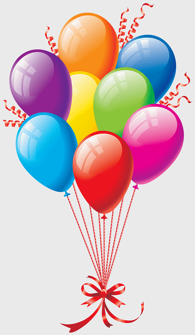 assorted-color balloons, Happy Birthday celebration, party supply graphics, balloon-themed party decor, festive event decoration, colorful celebration backdrop, vibrant party embellishments