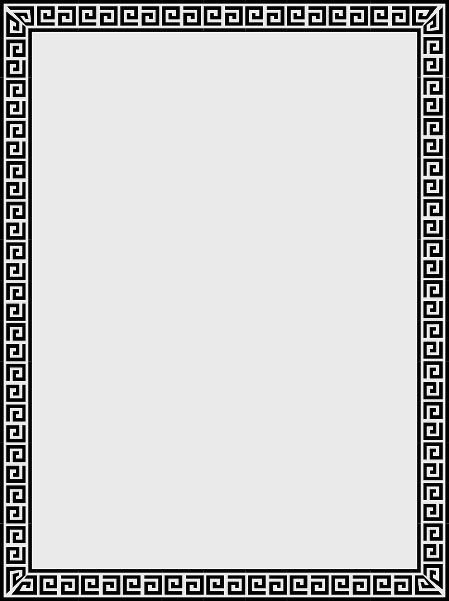Greek decorative frame, ornamental border design, classic Greek decor, traditional Greek decoration, meander pattern, cultural art elements, vintage frame styles, png Greek decorative frame, ornamental border design, classic Greek decor, traditional Greek decoration, meander pattern, cultural art elements, vintage frame styles, png