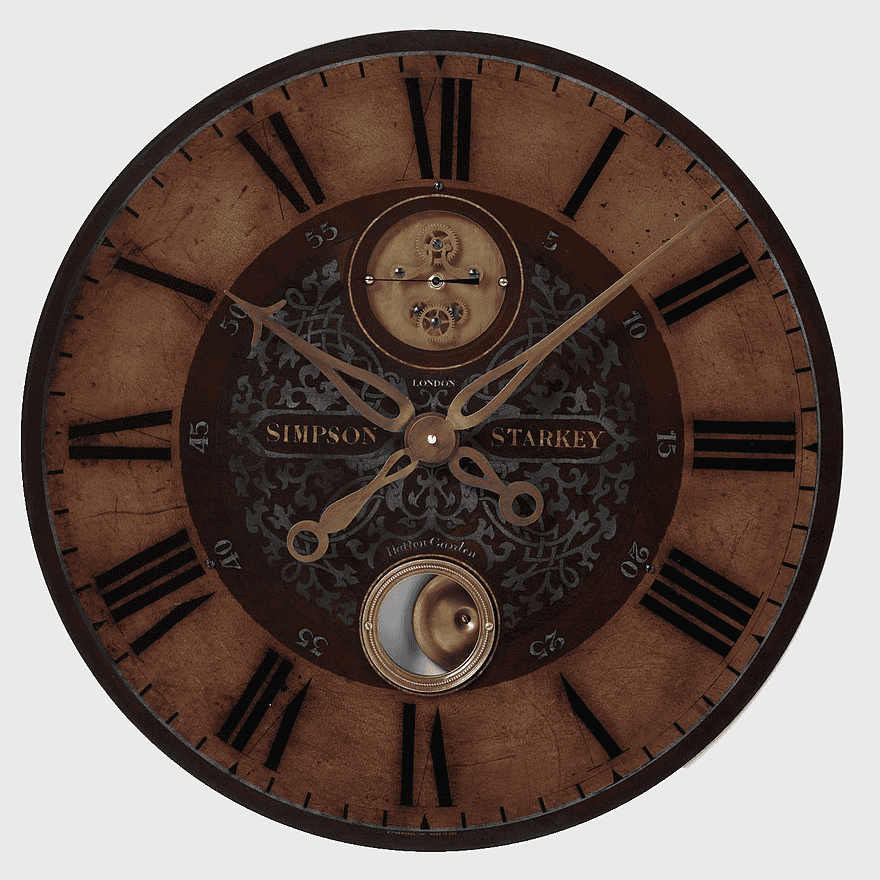 Pendulum clock wall movement, retro clock design, antique wall clock, vintage clock face, classic timepiece, ornate clockwork, decorative wall decor Pendulum clock wall movement, retro clock design, antique wall clock, vintage clock face, classic timepiece, ornate clockwork, decorative wall decor