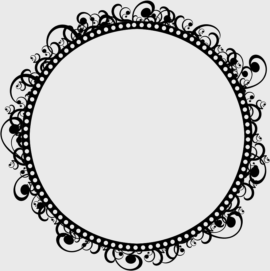 Valentine's Day circle frame, monochrome antique frame, black and white decorative borders, Pace Milton craft gift, vintage lace design, ornamental circular border, scrapbooking embellishments Valentine's Day circle frame, monochrome antique frame, black and white decorative borders, Pace Milton craft gift, vintage lace design, ornamental circular border, scrapbooking embellishments