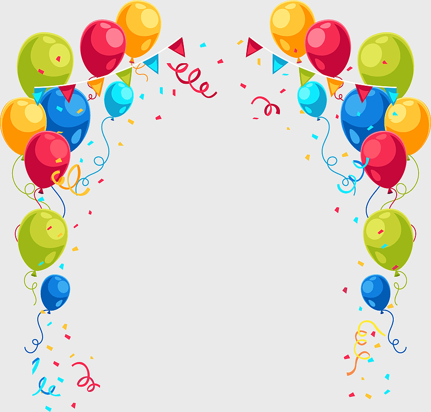 festival frame, celebratory backdrop, festive corner design, party corner decoration, colorful confetti, holiday border, event graphic element
