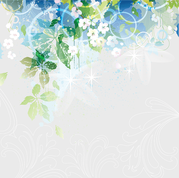 colorful flower pattern decoration, blue floral design texture, abstract watercolor flowers, digital flower art, nature-inspired decorative elements, whimsical floral backdrop, spring-themed creative designs