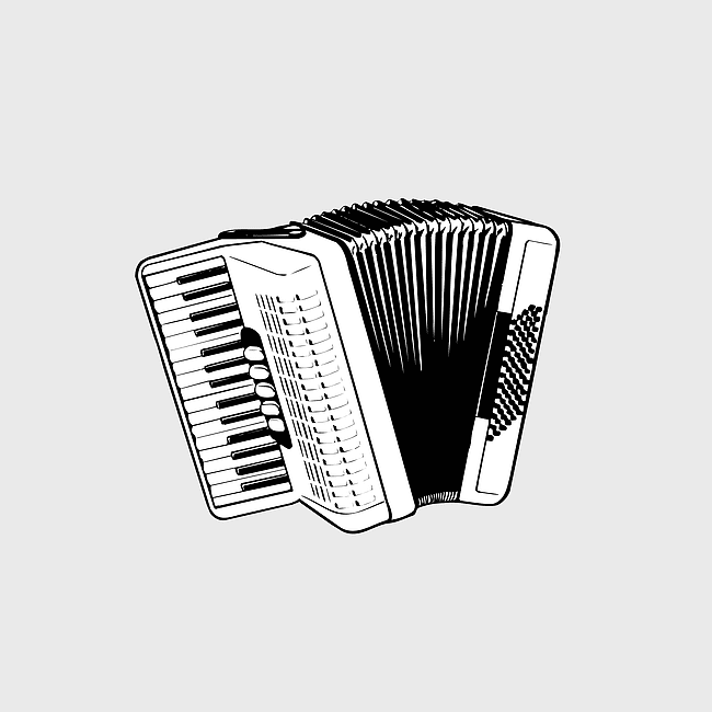 Diatonic button accordion, Hohner accordion, musical instruments, accordionist, folk music instrument, vintage musical art, free reed aerophone illustration Diatonic button accordion, Hohner accordion, musical instruments, accordionist, folk music instrument, vintage musical art, free reed aerophone illustration