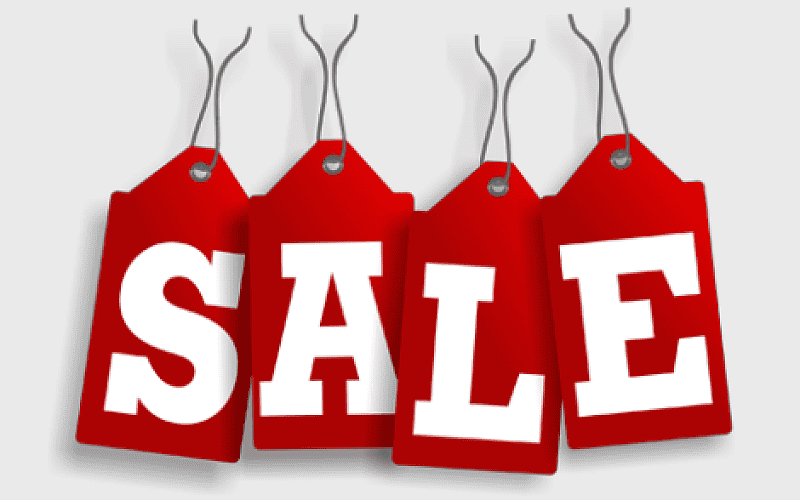 Spring sale tshirt, retail discounts, red sale tags, shopping deals, promotional icons, brand clearance, seasonal offers