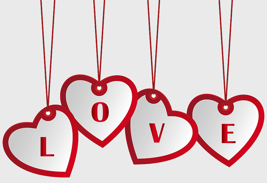 Love song Cottage, Valentine's Day hearts, YouTube Passion video, heart-shaped tags, romantic hanging hearts, love-themed decor, festive love ornaments Love song Cottage, Valentine's Day hearts, YouTube Passion video, heart-shaped tags, romantic hanging hearts, love-themed decor, festive love ornaments