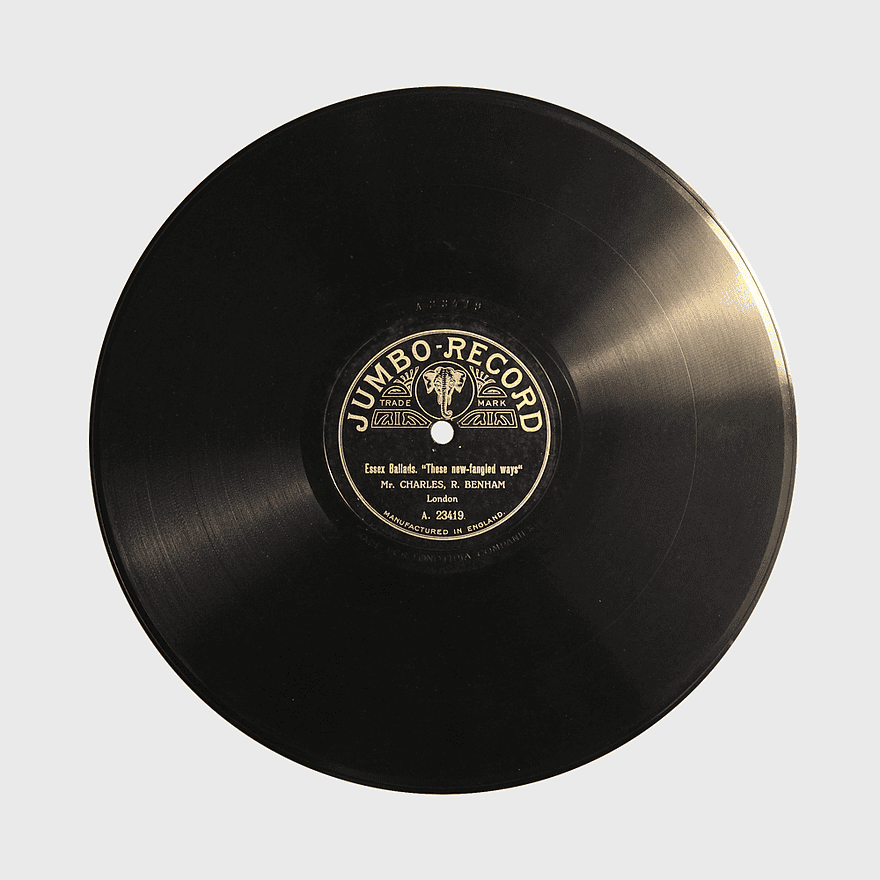 Jumbo-Record vinyl, phonograph record label, 78 RPM disc, direct-to-disc recording, vintage music collection, classic audio formats, historical sound reproduction Jumbo-Record vinyl, phonograph record label, 78 RPM disc, direct-to-disc recording, vintage music collection, classic audio formats, historical sound reproduction