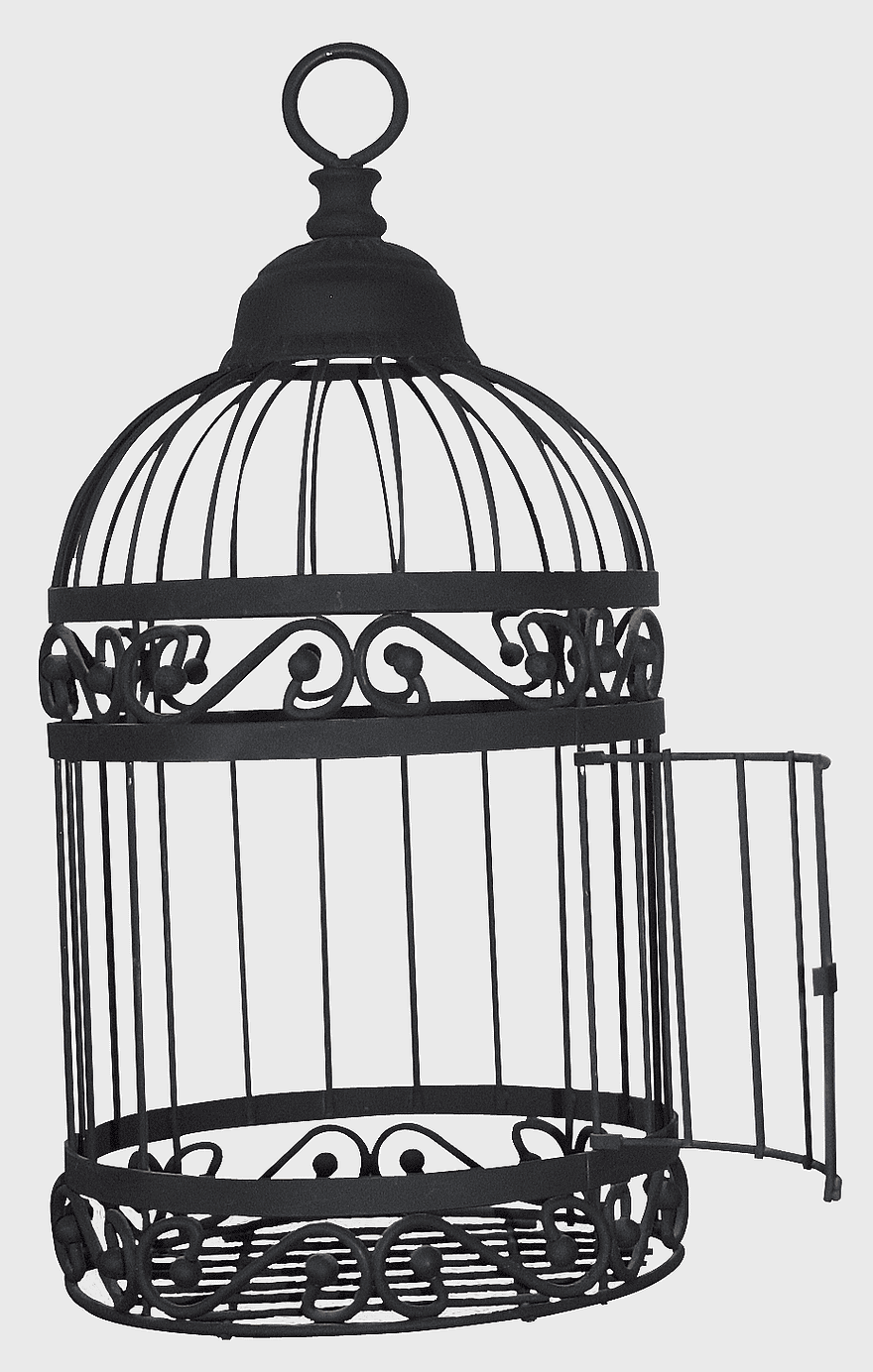 black birdcage, domestic canary cage, open black cage, monochrome bird reception, ornamental ironwork, vintage pet enclosure, avian home decor black birdcage, domestic canary cage, open black cage, monochrome bird reception, ornamental ironwork, vintage pet enclosure, avian home decor