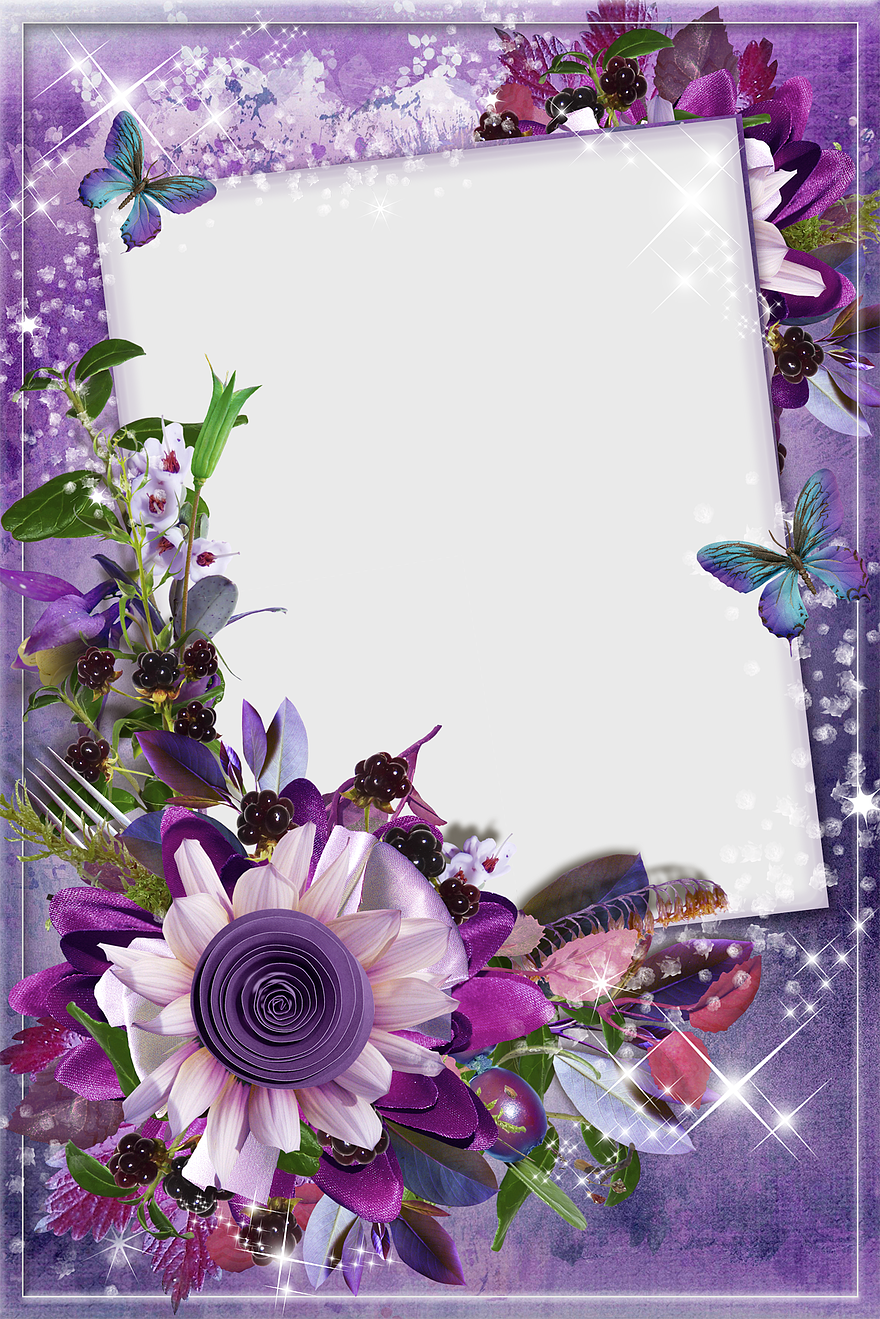floral border illustration, purple frame design, Mood Frame with flowers, violet butterfly ornament, creative decoupage art, vintage embellishments, elegant floral decoration floral border illustration, purple frame design, Mood Frame with flowers, violet butterfly ornament, creative decoupage art, vintage embellishments, elegant floral decoration