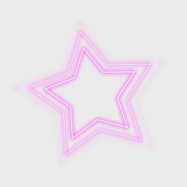 pink star illustration, colorful light effect star, magenta pentagram design, bright five-pointed star, geometric star pattern, vibrant star icon, decorative star element