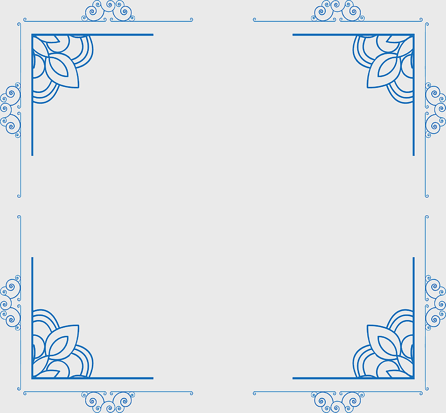 blue floral frame illustration, European pattern border, decorative floral border, high-definition television pattern, vintage frame design, ornate corner details, symmetrical floral elements blue floral frame illustration, European pattern border, decorative floral border, high-definition television pattern, vintage frame design, ornate corner details, symmetrical floral elements