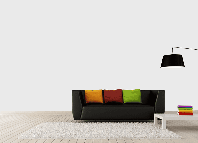 living room wall screen design, studio couch with colorful pillows, modern interior design services, decorative wall art, cozy living space, stylish home decor, contemporary furniture arrangement