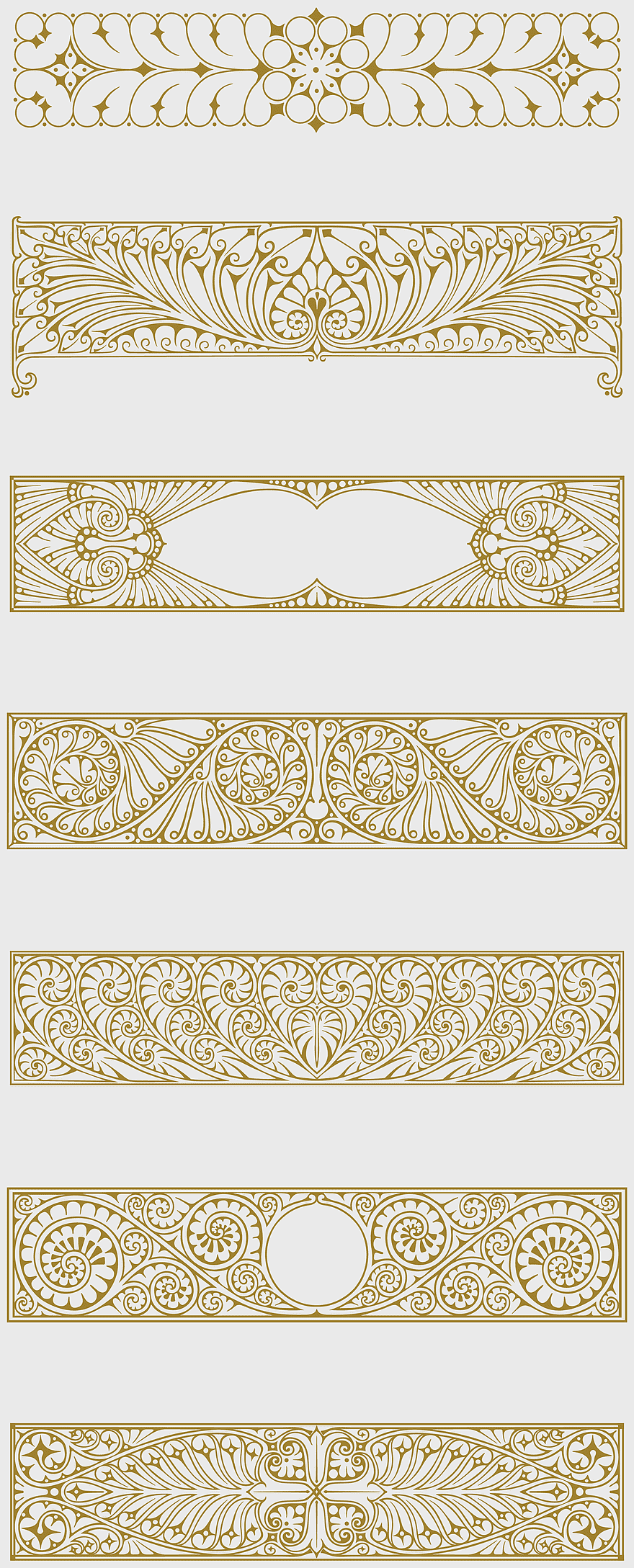 Art Deco ornament design, yellow Art Nouveau pattern, decorative arts motif, stencil line art, vintage architectural elements, intricate visual design, ornamental graphic art