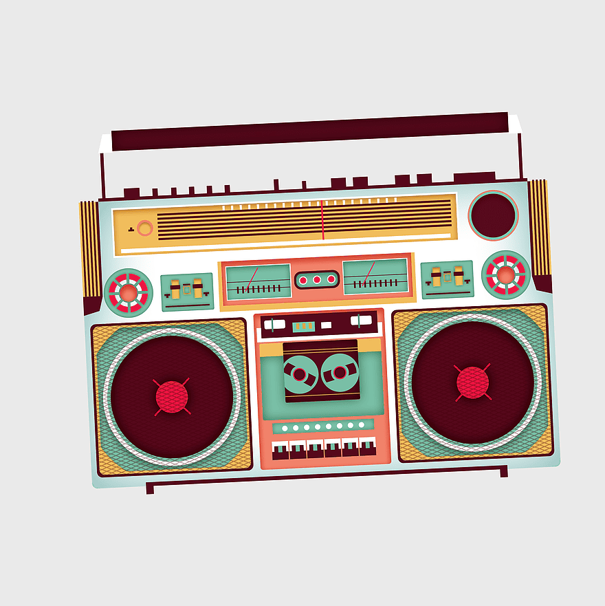 brown and blue radio, vintage radio, boombox, sound recording and reproduction, retro music player, portable audio device, classic audio equipment brown and blue radio, vintage radio, boombox, sound recording and reproduction, retro music player, portable audio device, classic audio equipment