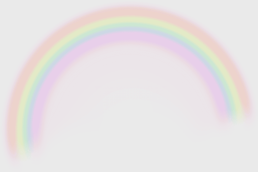 rainbow illustration, pastel rainbow colors, daytime sky rainbow, meteorological rainbow phenomenon, colorful nature art, vibrant rainbow design, rainbow light filter effect
