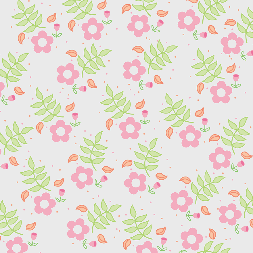 floral background illustration, vintage floral design, pink flower pattern, floral border decoration, botanical print design, floral wallpaper texture, greenery floral motif