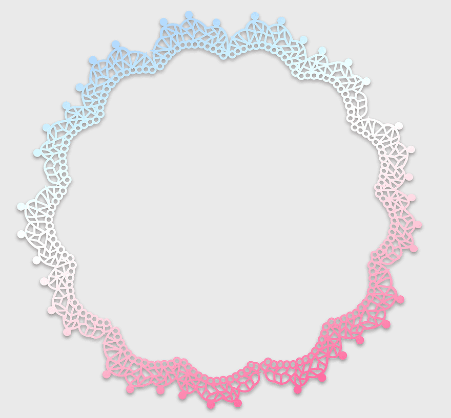 color lace border frame, decorative pink and red motif, symmetrical border design, floral lace illustration, delicate digital lace art, intricate pattern embellishment, elegant circle frame decor color lace border frame, decorative pink and red motif, symmetrical border design, floral lace illustration, delicate digital lace art, intricate pattern embellishment, elegant circle frame decor