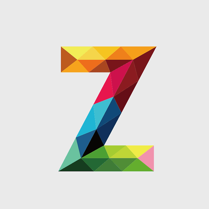 multicolored Z letter, colorful typography design, z letter logo, letter Z color Splash, geometric alphabet illustration, vibrant letter diagram, decorative font art