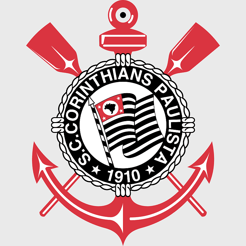 Sport Club Corinthians Paulista, Campeonato Paulista, Corinthian F.C. logo, 1910 football club, Brazilian sports emblem, nautical sports symbol, black and white striped flag Sport Club Corinthians Paulista, Campeonato Paulista, Corinthian F.C. logo, 1910 football club, Brazilian sports emblem, nautical sports symbol, black and white striped flag
