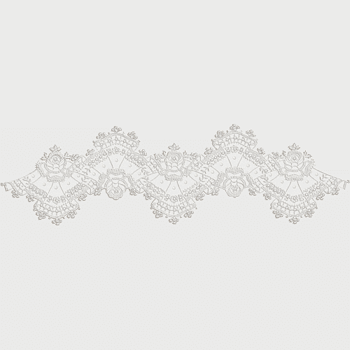 white lace hair accessory, digital lace design, yellow lace embellishment, lace information graphic, intricate lace pattern, decorative lace trim, vintage lace ornament