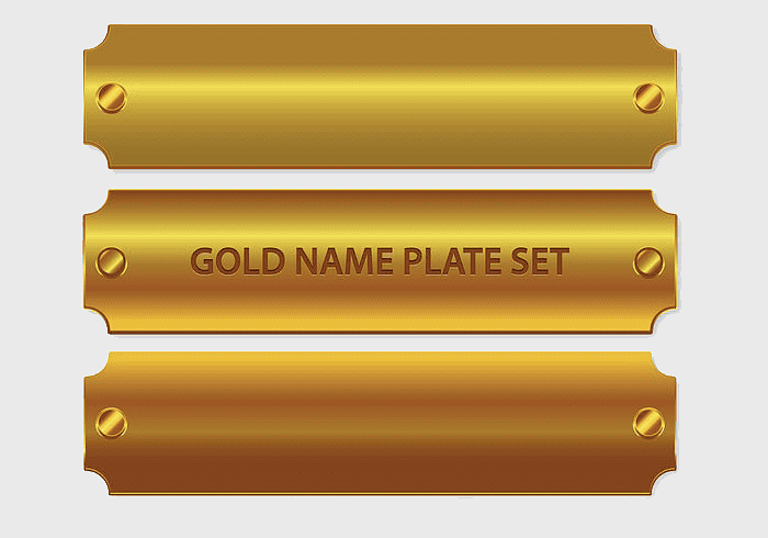 gold name plates, metal engraving tags, commemorative plaque design, flat design name tags, custom metal labels, luxury brand markers, premium gold signage gold name plates, metal engraving tags, commemorative plaque design, flat design name tags, custom metal labels, luxury brand markers, premium gold signage