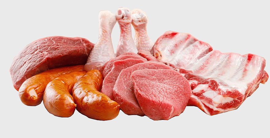 Chinese sausage, pork sausage, raw meat, chicken wings, meat assortment, protein-rich foods, culinary ingredients Chinese sausage, pork sausage, raw meat, chicken wings, meat assortment, protein-rich foods, culinary ingredients