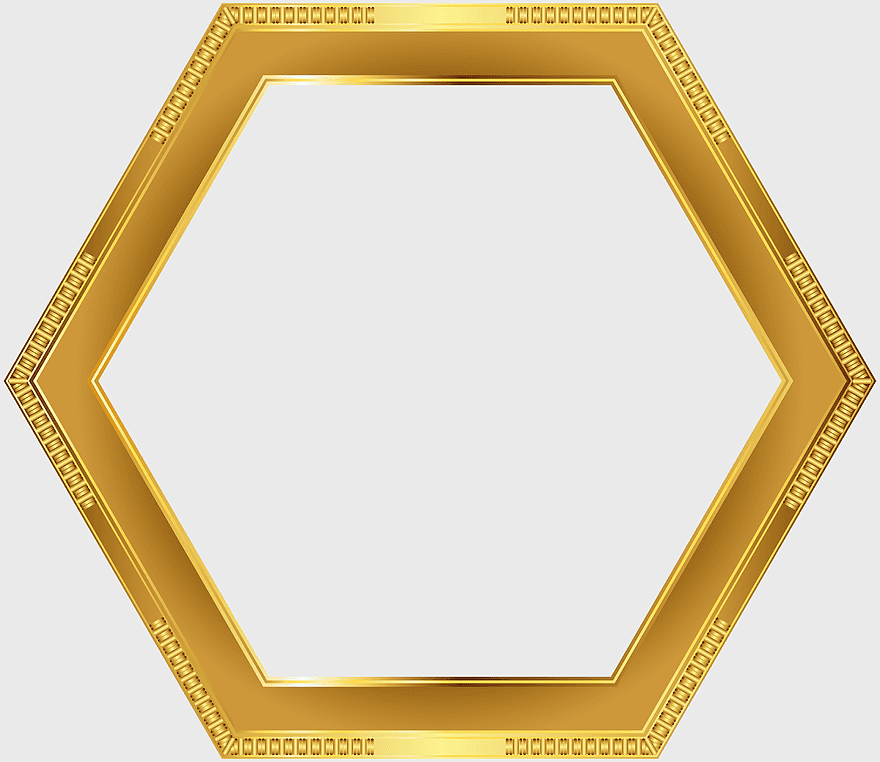 hexagonal yellow frame, deco gold border, decorative elements, symmetry design, geometric art, ornate frame, vintage pattern hexagonal yellow frame, deco gold border, decorative elements, symmetry design, geometric art, ornate frame, vintage pattern