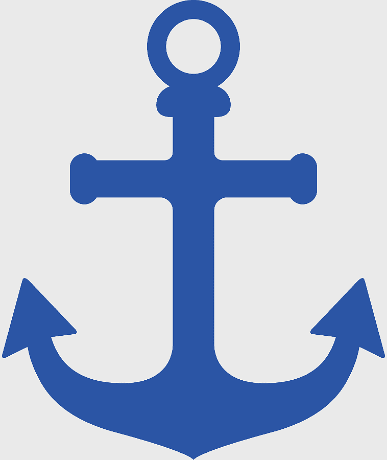 sailor anchor, watercolor anchor illustration, boat party symbol, baby shower nautical decor, marine motivational icon, anchoring theme graphic, party decoration element