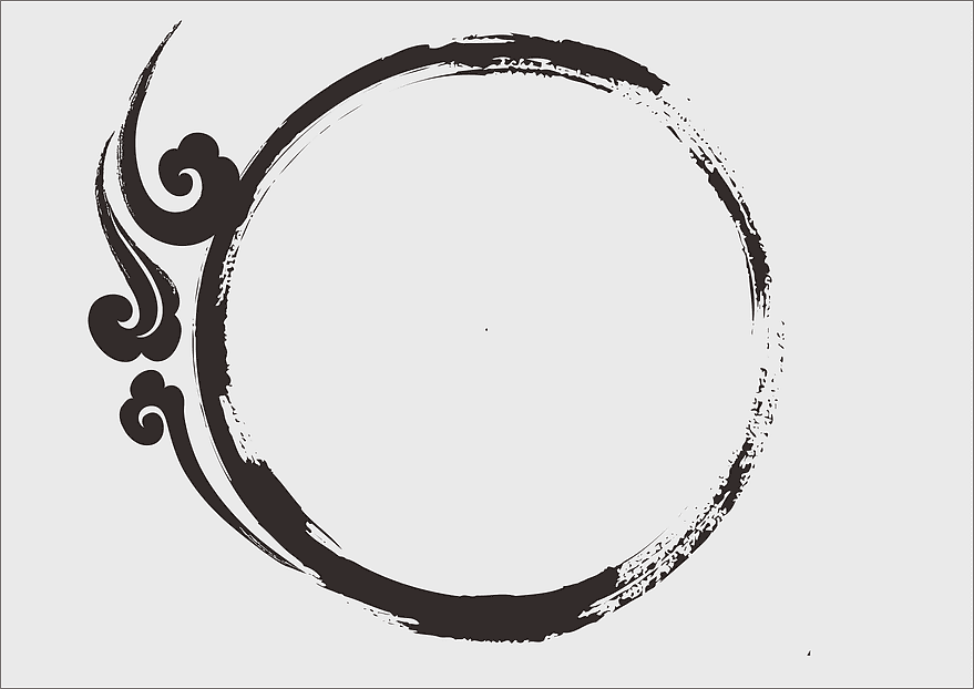 black paint brush stroke frame, ink circle border design, monochrome vintage border, certificate frame illustration, artistic circular rim, decorative swirls, elegant black and white ornament