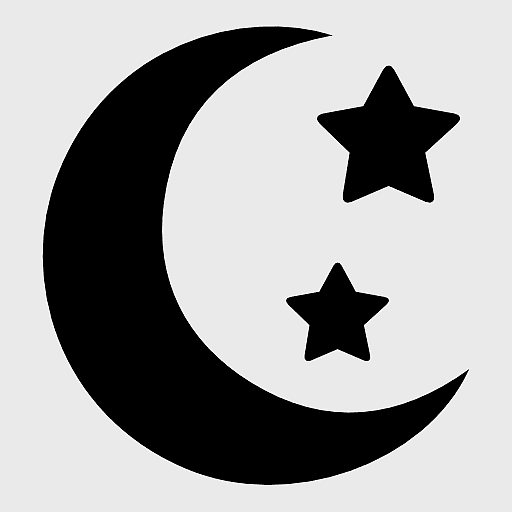 crescent moon silhouette, star and crescent symbol, black and white moon phase, night sky icon, celestial design, astronomy graphic element, lunar night motif crescent moon silhouette, star and crescent symbol, black and white moon phase, night sky icon, celestial design, astronomy graphic element, lunar night motif