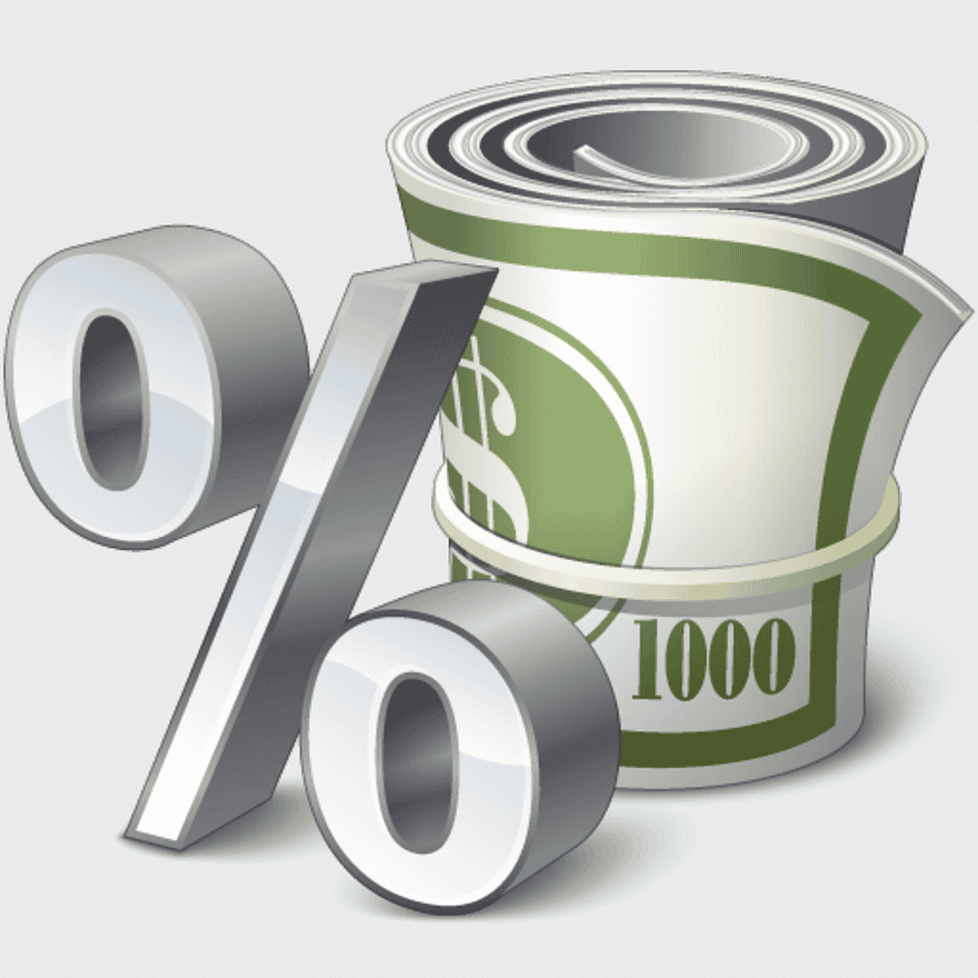 interest rate percentage, savings account icon, money market symbol, compound interest visual, financial growth graphic, investment return image, banking service illustration