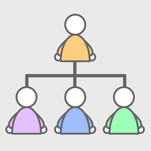 business hierarchy, social network organization, project management chart, color-coded team structure, team leadership diagram, hierarchical communication flow, corporate structure layout business hierarchy, social network organization, project management chart, color-coded team structure, team leadership diagram, hierarchical communication flow, corporate structure layout