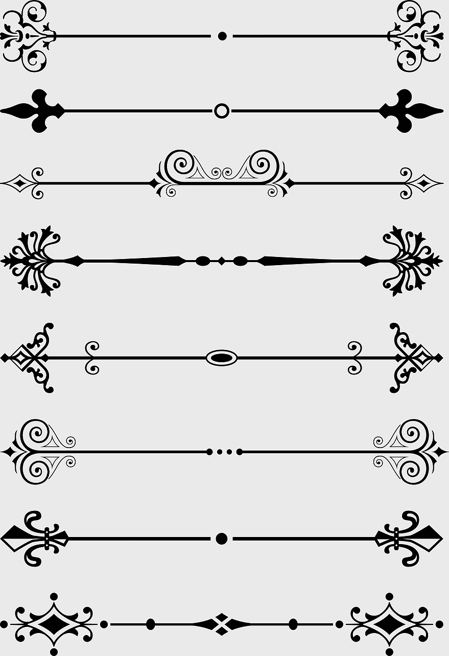 Celtic frame dividers, calligraphy flourishes, wedding scroll borders, filigree accents, decorative line art, ornate design elements, vintage embellishments, png Celtic frame dividers, calligraphy flourishes, wedding scroll borders, filigree accents, decorative line art, ornate design elements, vintage embellishments, png