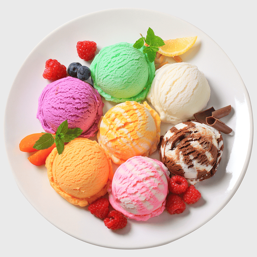 ice cream parlor, frozen dessert, neapolitan ice cream, porcelain plate, colorful ice cream scoops, assorted gelato flavors, vibrant dessert presentation ice cream parlor, frozen dessert, neapolitan ice cream, porcelain plate, colorful ice cream scoops, assorted gelato flavors, vibrant dessert presentation