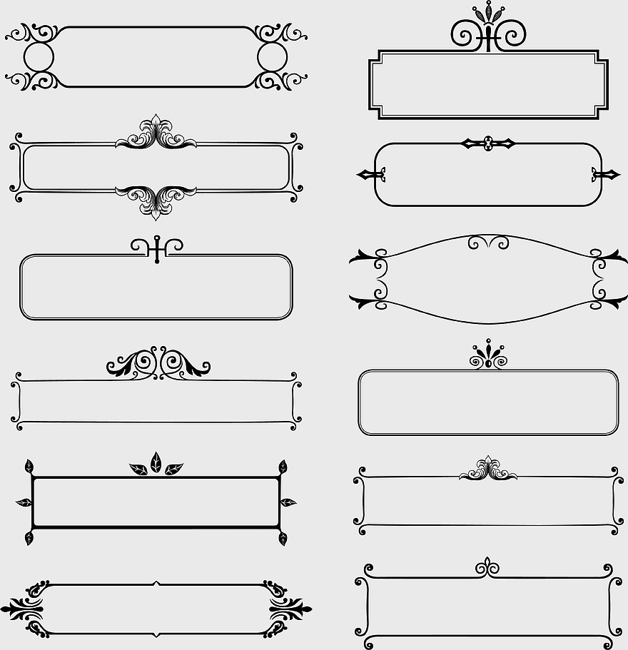 vintage lace frames, monochrome vintage borders, text box dividers, vintage floral labels, ornate decorative elements, classic design motifs, antique frame patterns vintage lace frames, monochrome vintage borders, text box dividers, vintage floral labels, ornate decorative elements, classic design motifs, antique frame patterns