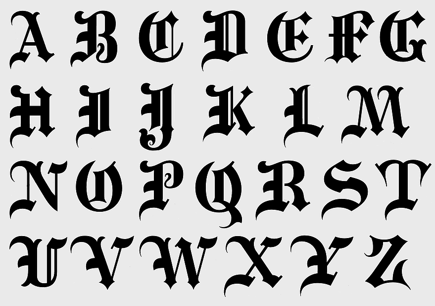 old English alphabet, Blackletter Script typeface, gothic Alphabet, monochrome font, vintage typography, medieval lettering, classic calligraphy old English alphabet, Blackletter Script typeface, gothic Alphabet, monochrome font, vintage typography, medieval lettering, classic calligraphy