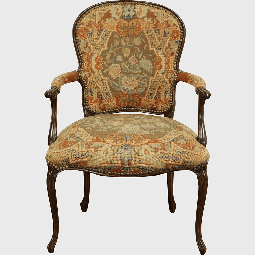 antique armchair, upholstered vintage chair, needlepoint furniture, old living room seating, classic home decor, ornate wooden frame, historical interior design antique armchair, upholstered vintage chair, needlepoint furniture, old living room seating, classic home decor, ornate wooden frame, historical interior design