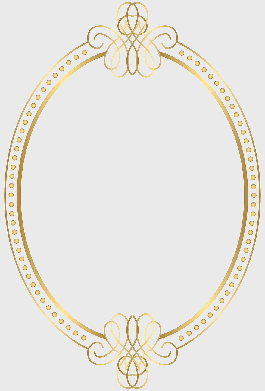 Gold Border Frame, decorative oval frame, yellow ornamental design, elegant frame pattern, vintage frame illustration, luxury border element, intricate gold frame art Gold Border Frame, decorative oval frame, yellow ornamental design, elegant frame pattern, vintage frame illustration, luxury border element, intricate gold frame art