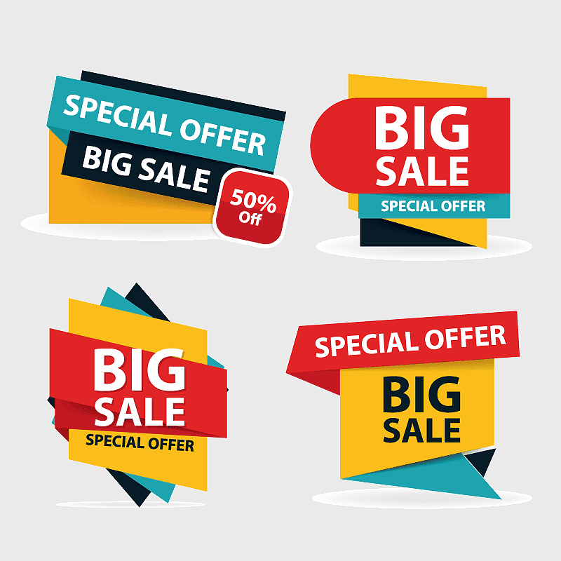Big Sale Template, Special Offer Banner, Colorful Sale Flyer, Discount Tags, Shopping Promotion Graphics, Retail Advertising Design, Sale Poster Elements Big Sale Template, Special Offer Banner, Colorful Sale Flyer, Discount Tags, Shopping Promotion Graphics, Retail Advertising Design, Sale Poster Elements