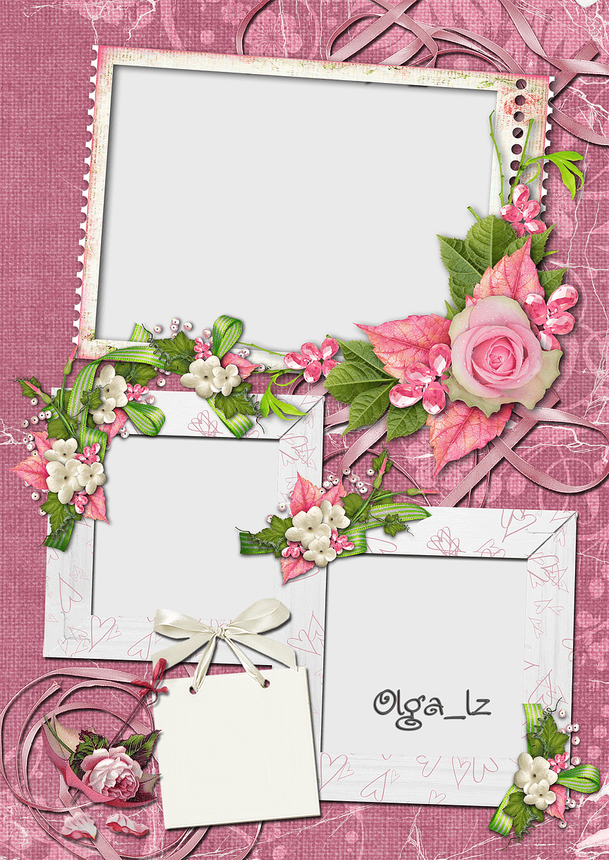 floral collage frames, vintage mood frames, rose family borders, trendy golden frames, decorative borders, elegant floral arrangements, romantic frame designs