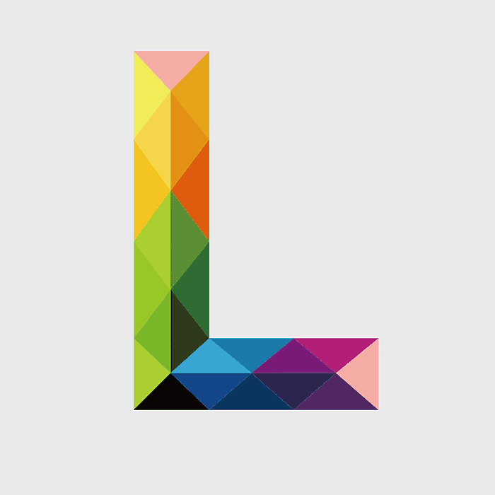 colorful letter L illustration, multicolored alphabet design, geometric letter L pattern, vibrant typeface decoration, abstract letter art, modern typography graphics, creative alphabet visuals colorful letter L illustration, multicolored alphabet design, geometric letter L pattern, vibrant typeface decoration, abstract letter art, modern typography graphics, creative alphabet visuals